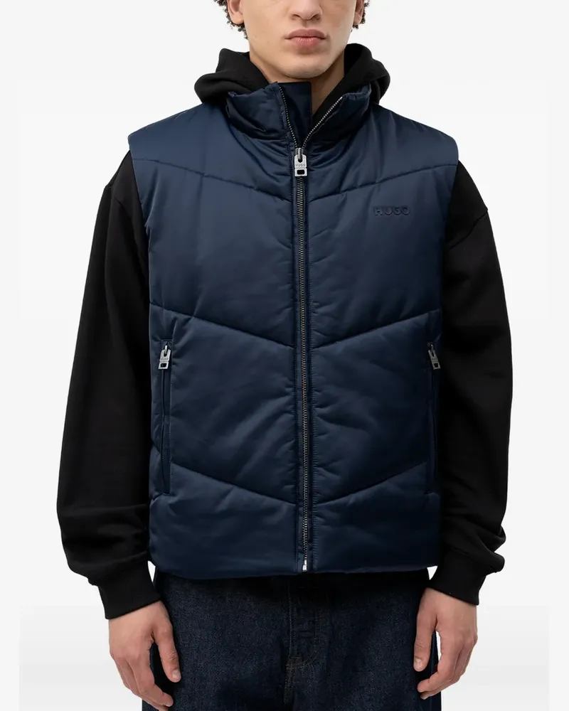 HUGO BOSS quilted gilet - Blau Blau