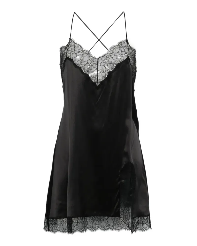 Dolce & Gabbana slip mini dress - Schwarz Schwarz