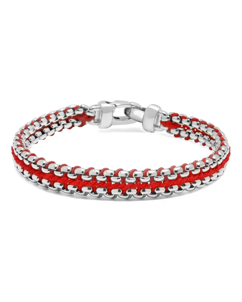 Nialaya Gewebtes Armband - Silber Silber