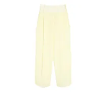 Hose mit weitem Bein - Gelb