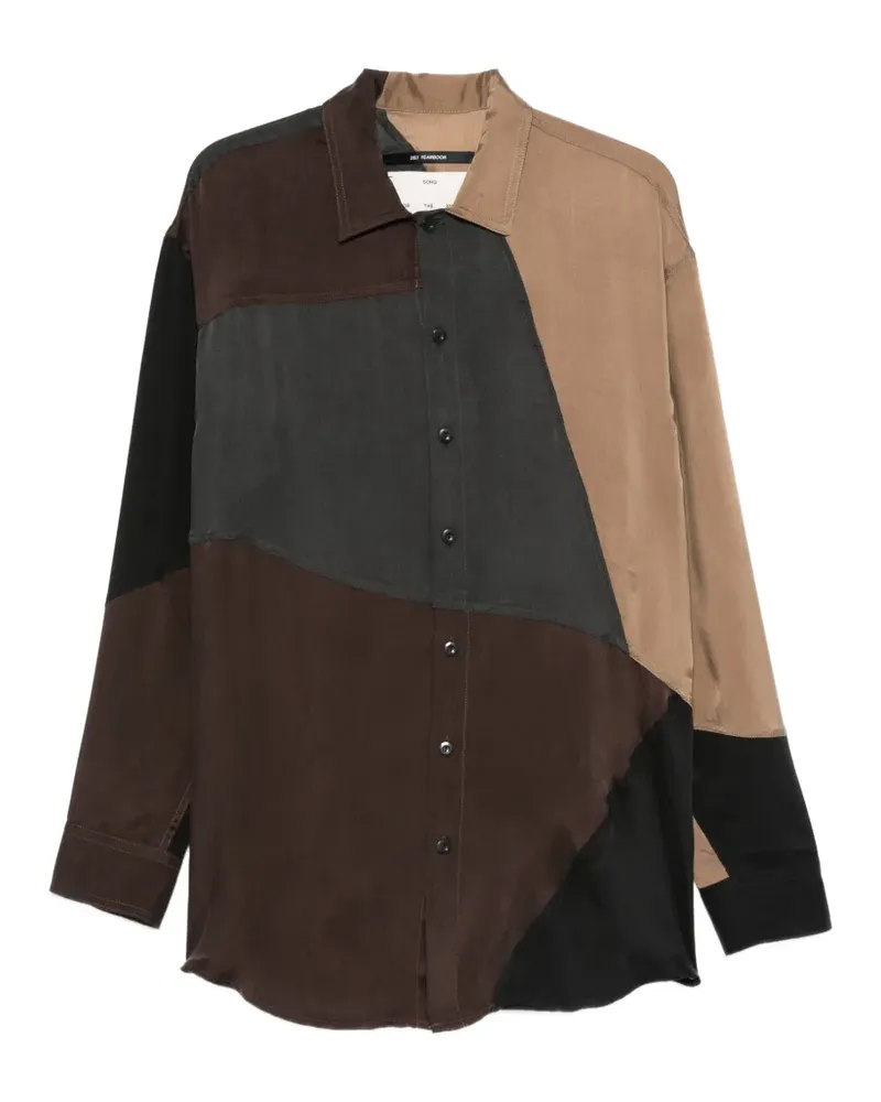 Song For The Mute Hemd mit Knopfverschluss - Braun Braun