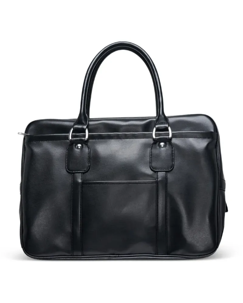 Comme des Garçons top-handle briefcase - Schwarz Schwarz