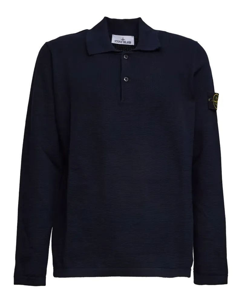 Stone Island two-button polo shirt - Blau Blau