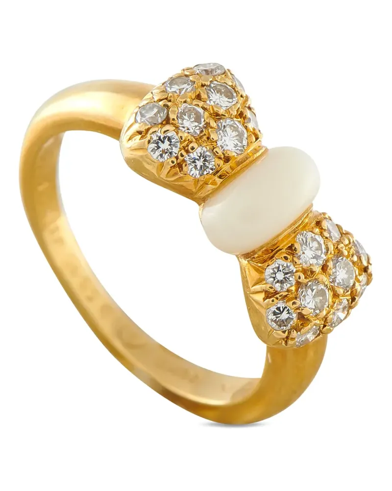Van Cleef & Arpels 18K yellow gold Bow diamond ring Gold
