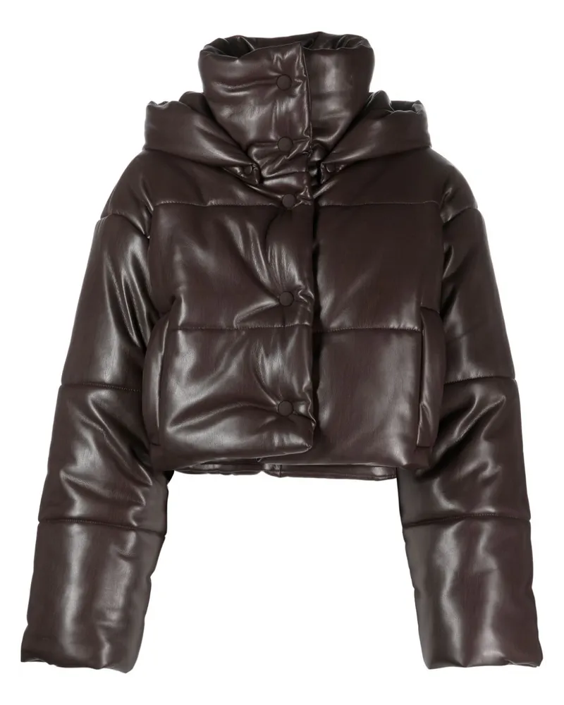 Nanushka Aveline padded jacket Brown