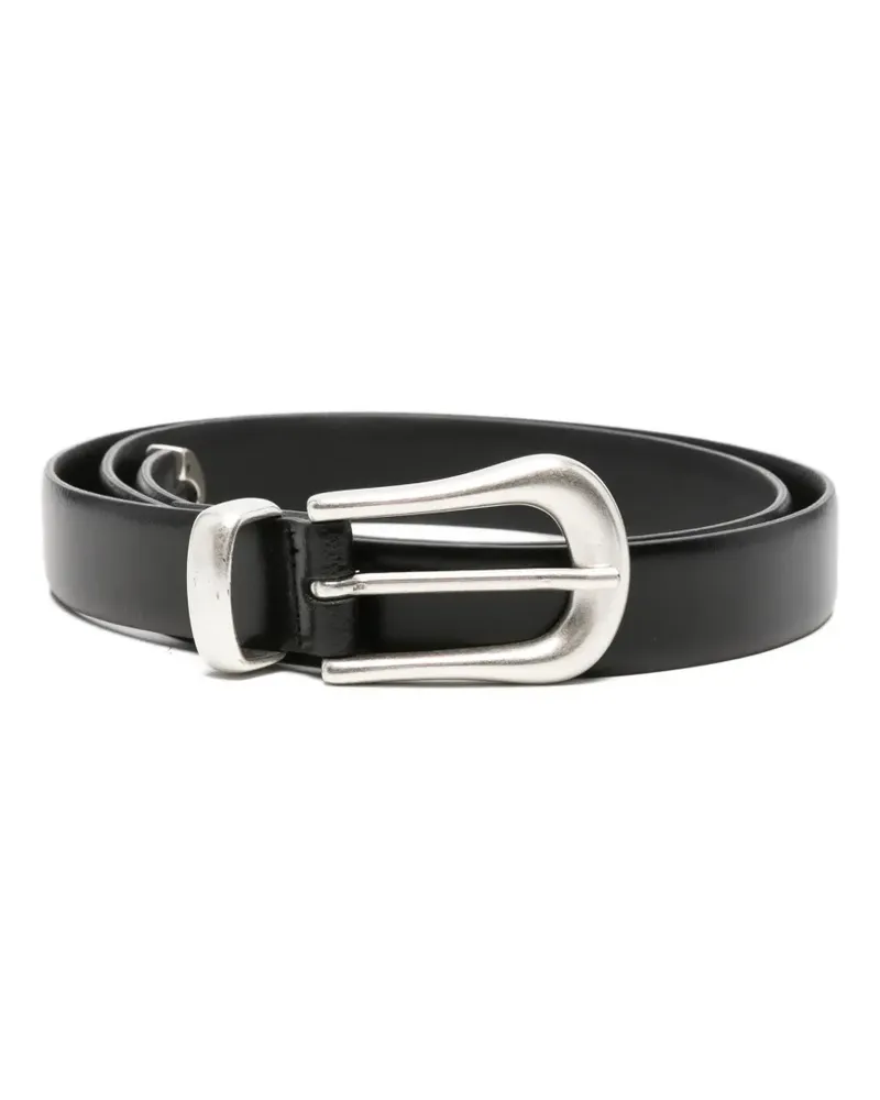 Second/Layer Doc buckle belt - Schwarz Schwarz