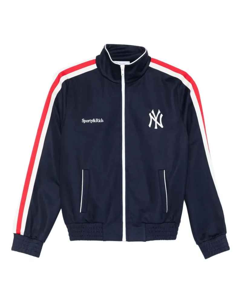 SPORTY & RICH Yankees Serif track jacket - Blau Blau