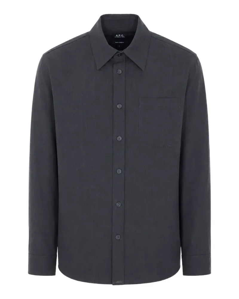 A.P.C. Malaury Hemdjacke - Grau Grau