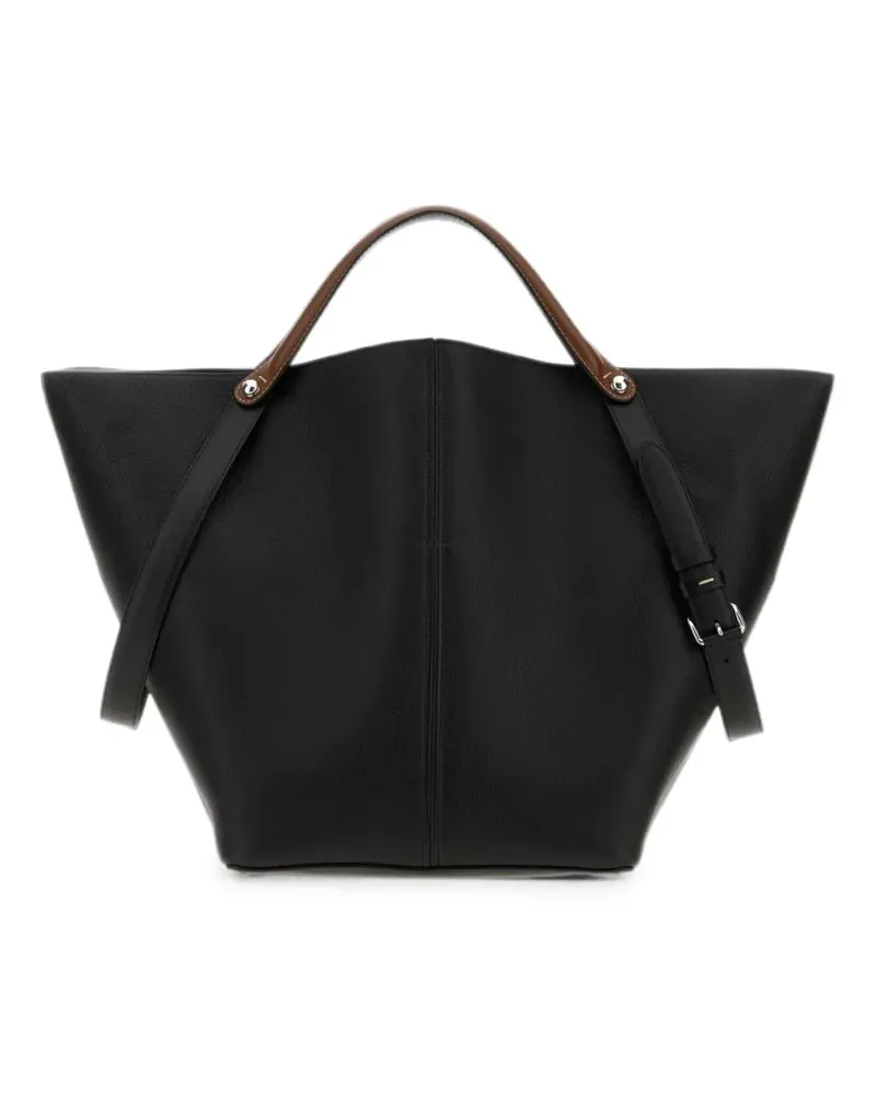 Maison Margiela Große Dress-Age Schultertasche - Schwarz Schwarz
