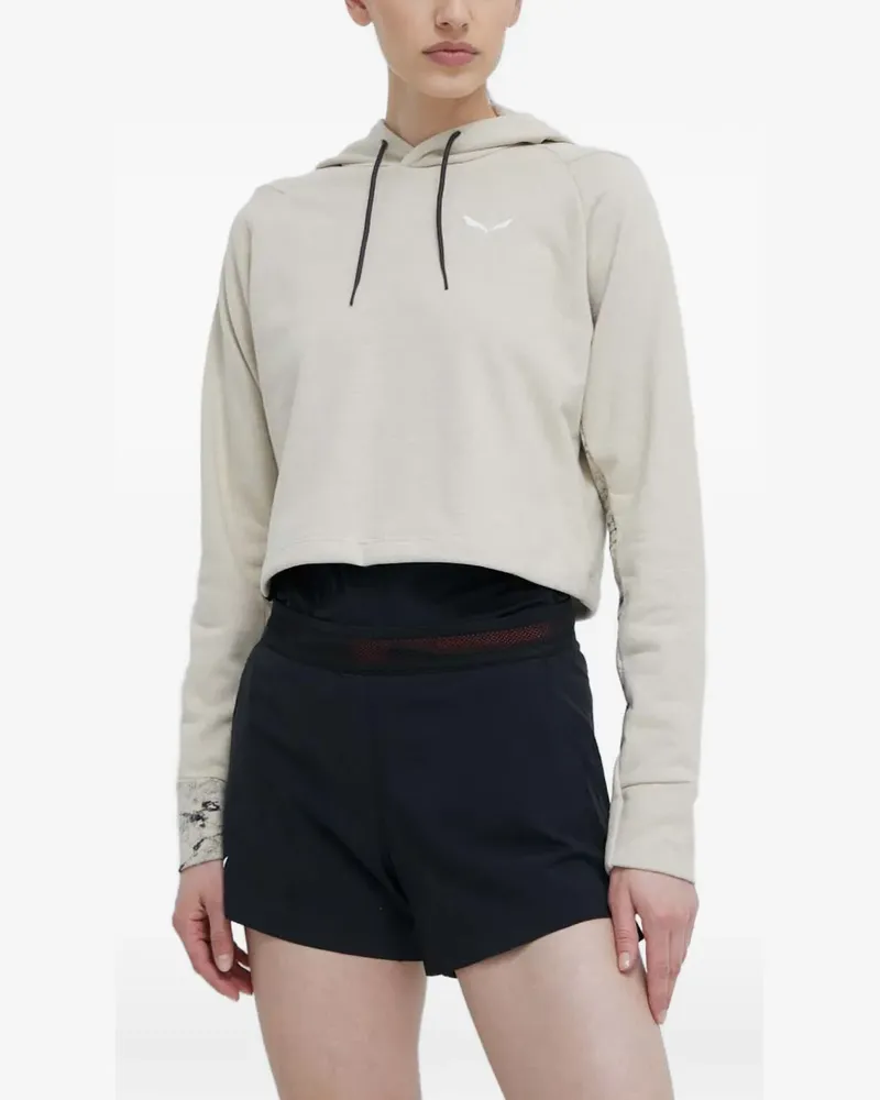Salewa long-sleeve hoodie - Nude Nude