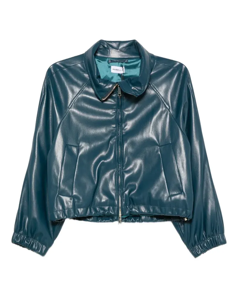 MARELLA MLLGradi elasticated-trim jacket - Blau Blau