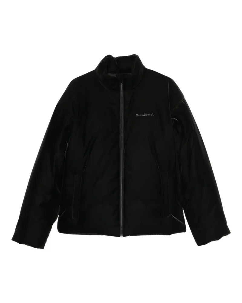 Alexander Wang velvet puffer jacket - Schwarz Schwarz