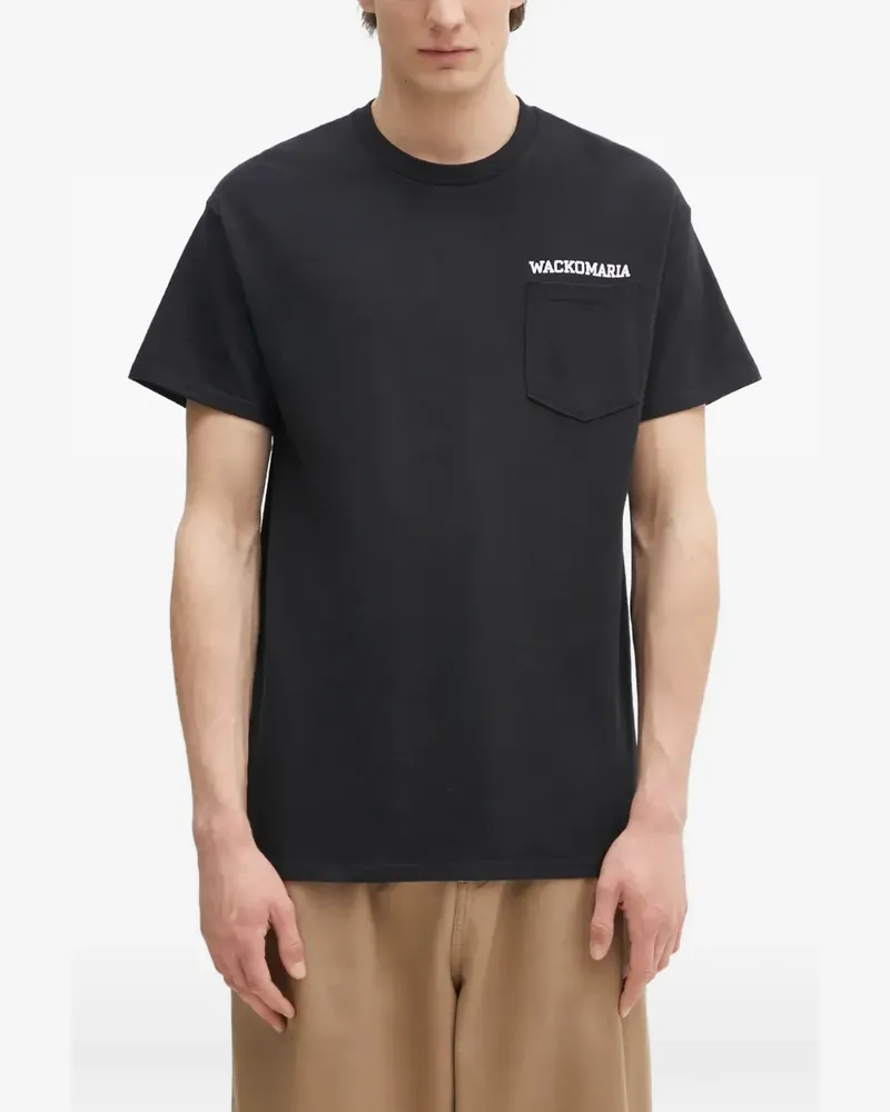 Wacko Maria x Keith Haring T-Shirt mit Print - Schwarz Schwarz