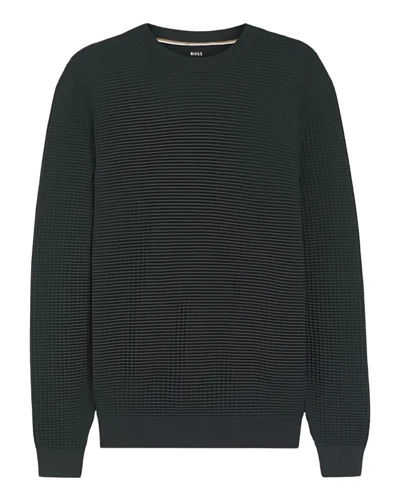 HUGO BOSS Pullover mit Rundhalsausschnitt - Grau Grau