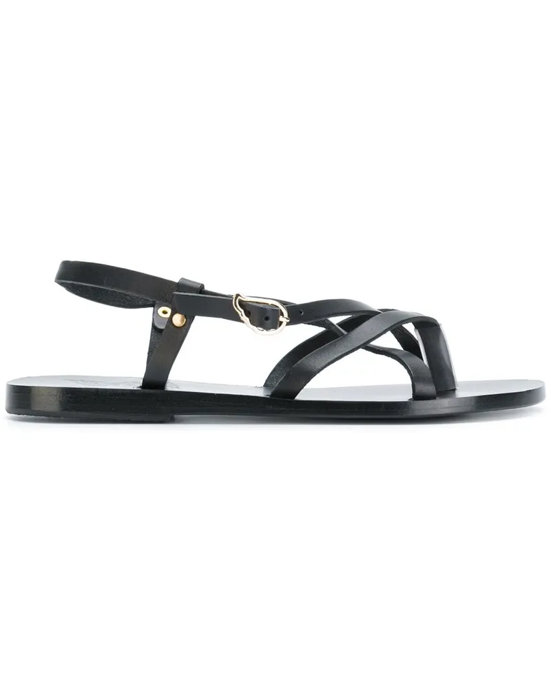 Ancient Greek Sandals Flache 'Semele' Sandalen - Schwarz Schwarz
