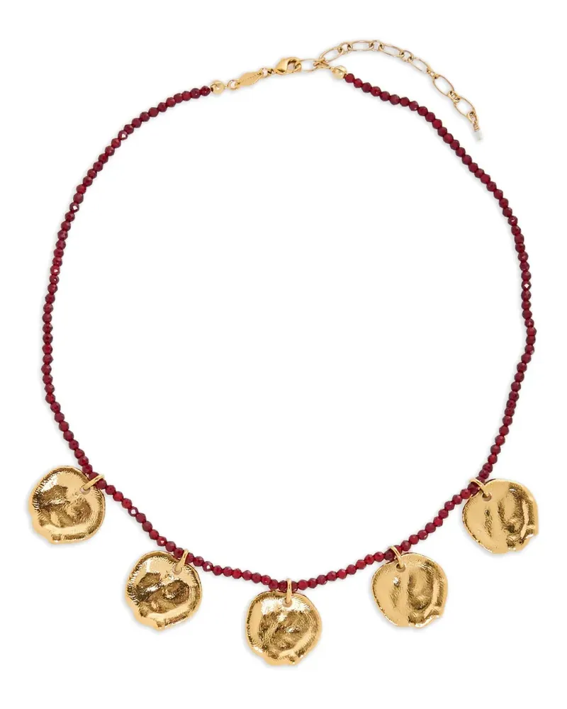 Anni Lu Dream Catcher beaded pendant necklace - Gold Gold