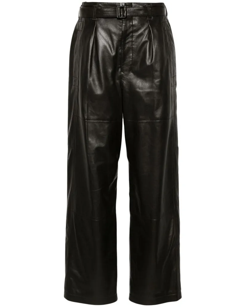 Christophe Lemaire Hose mit Gürtel - Braun Braun