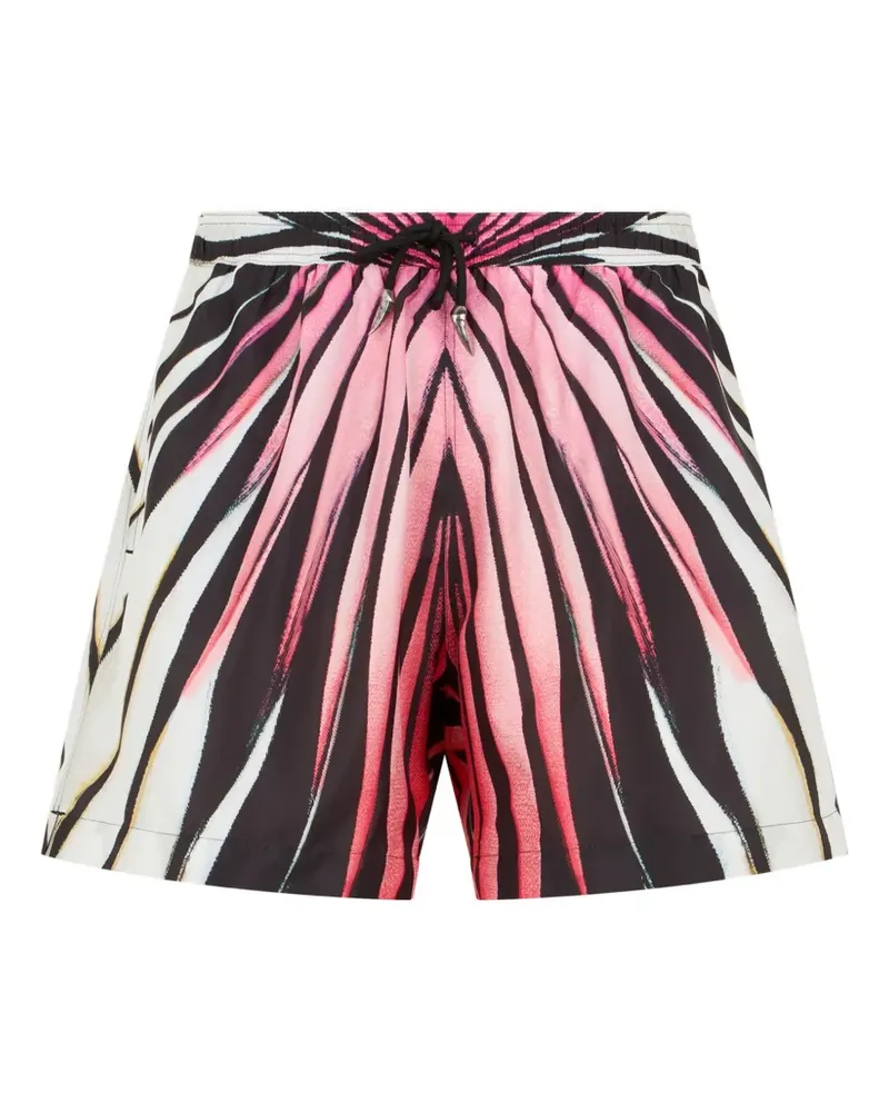 Roberto Cavalli Badeshorts mit Kordelzug - Schwarz Schwarz