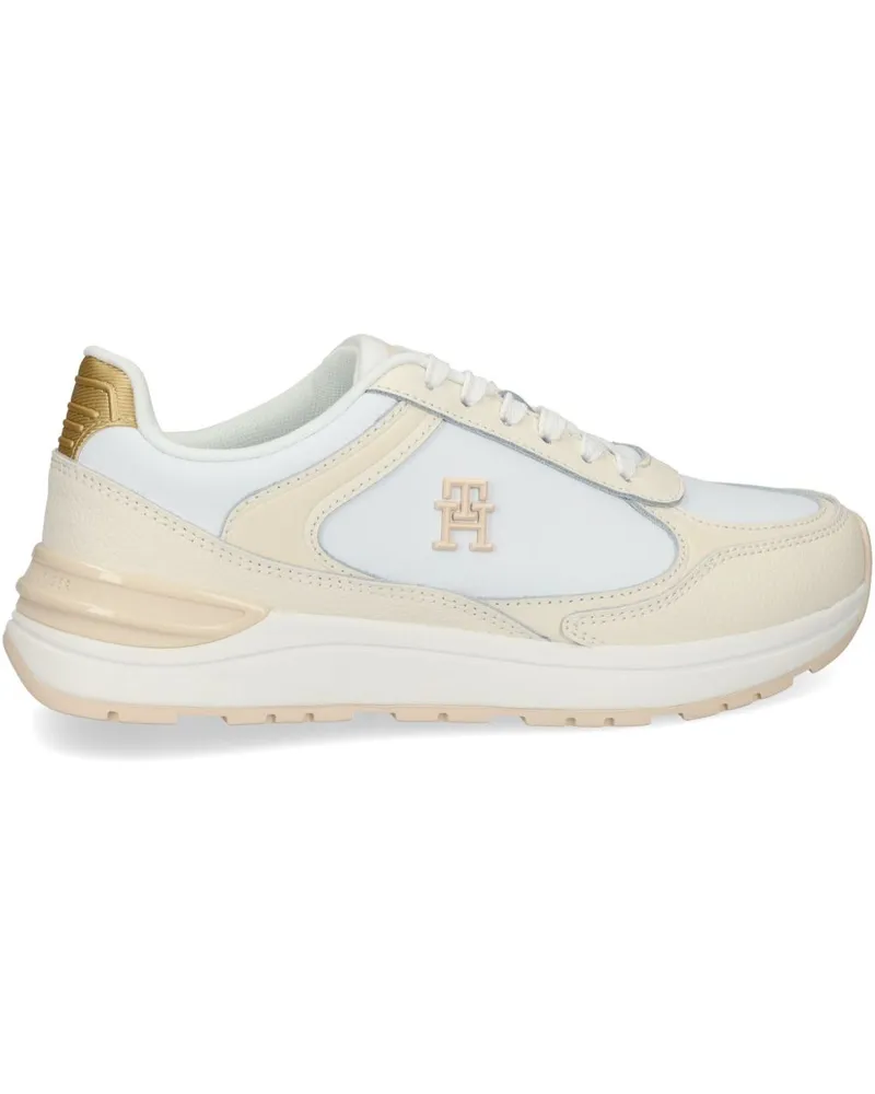 Tommy Hilfiger Sneakers mit Logo-Stickerei - Weiß Weiß