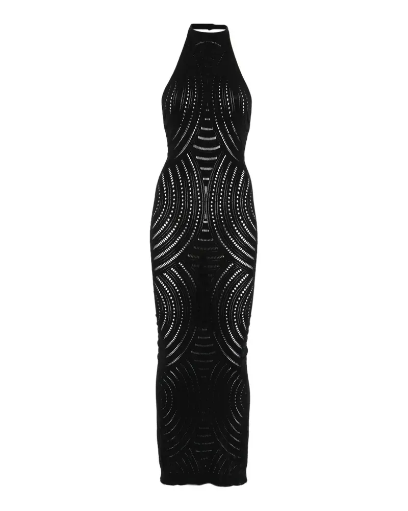 MISBHV cut-out maxi dress - Schwarz Schwarz