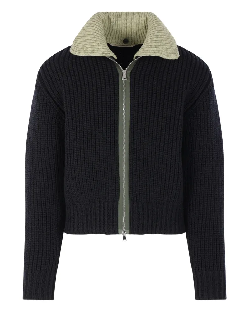 Namacheko Cardigan mit Reißverschluss - Schwarz Schwarz