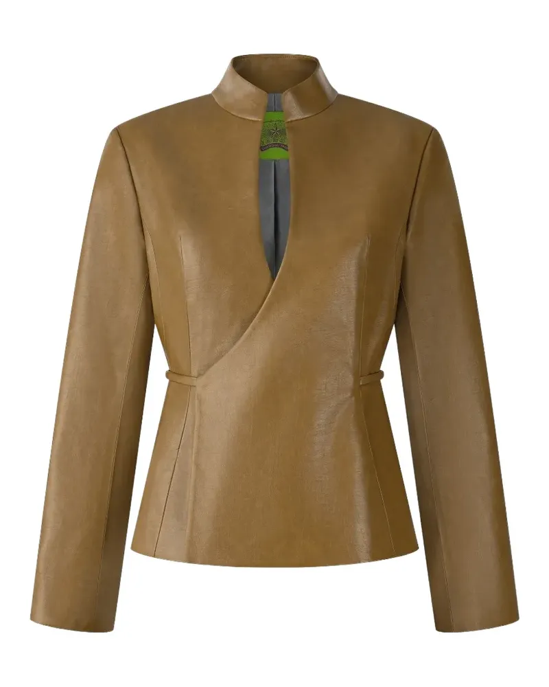 Shanghai Tang Tang wrap jacket - Braun Braun