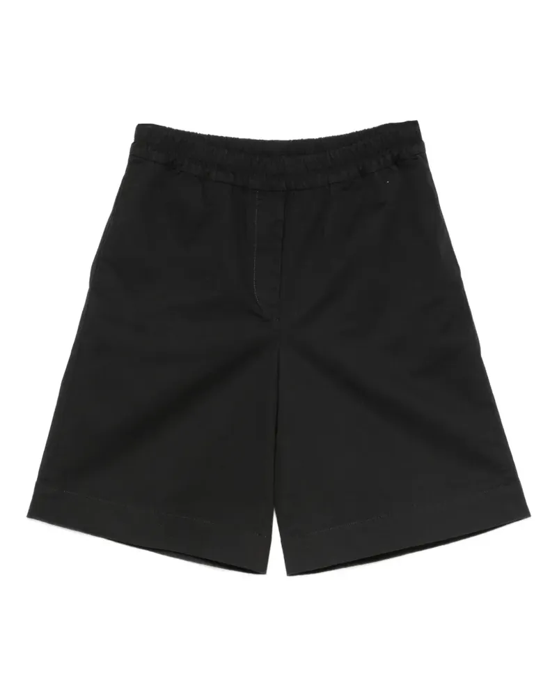 ASPESI elasticated-waist pocket shorts - Schwarz Schwarz