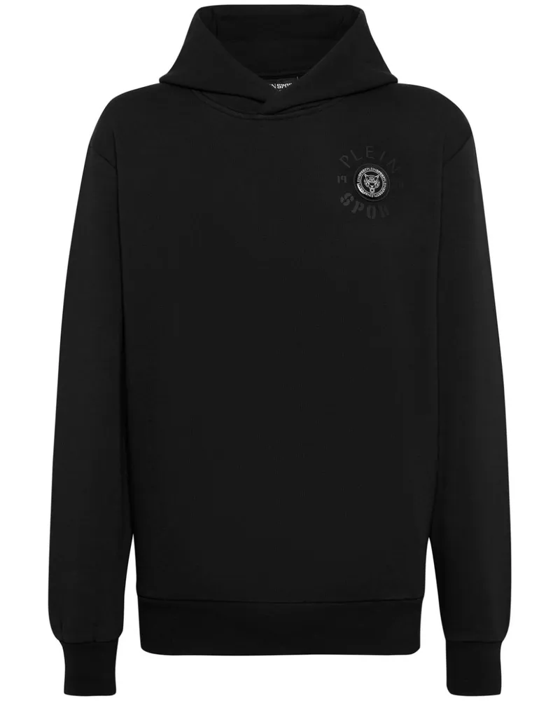 Philipp Plein Hoodie mit Logo-Print - Schwarz Schwarz