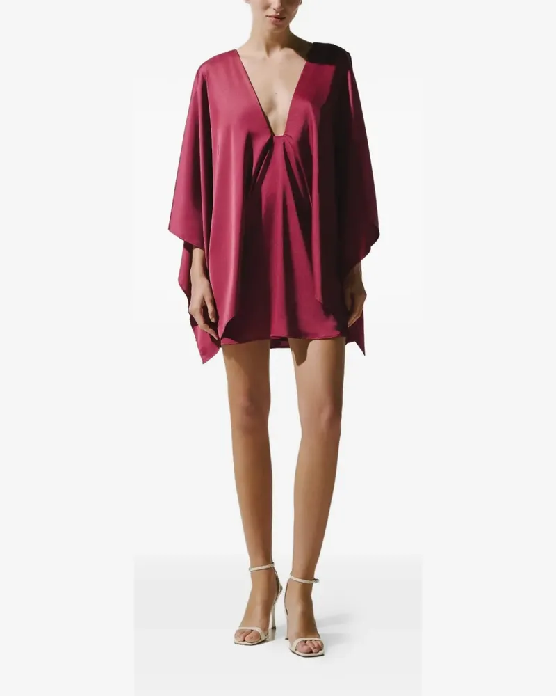 Baobab Collection Drapiertes Pietro Minikleid - Rot Rot