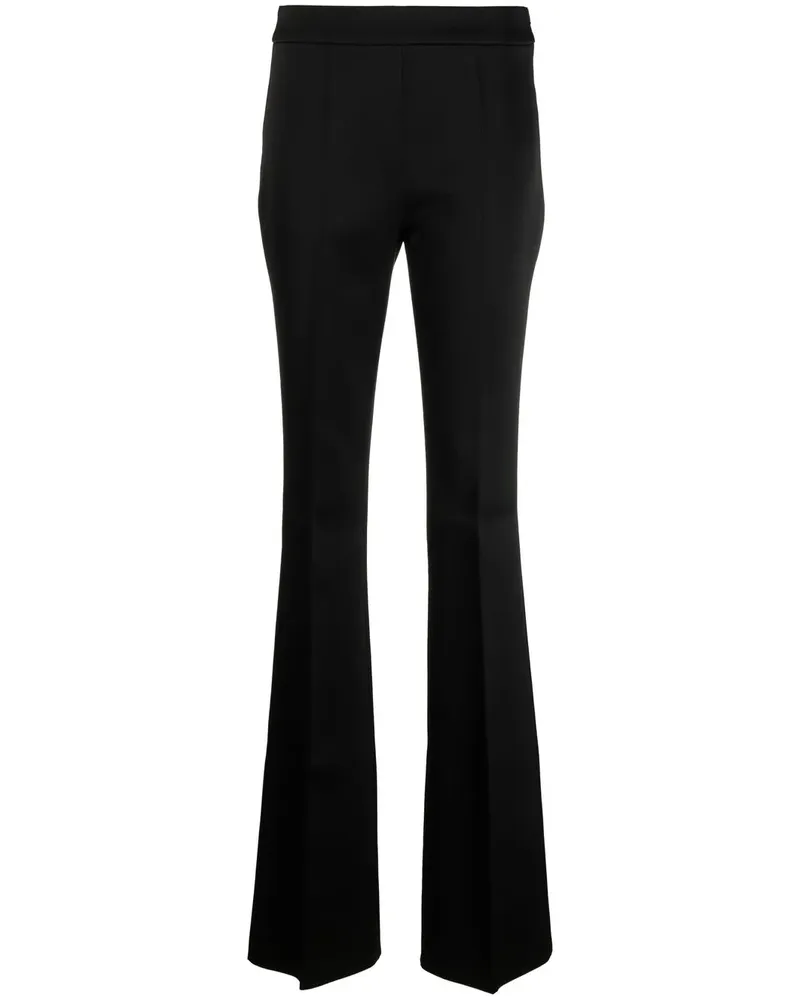 Givenchy Ausgestellte Satinhose - Schwarz Schwarz