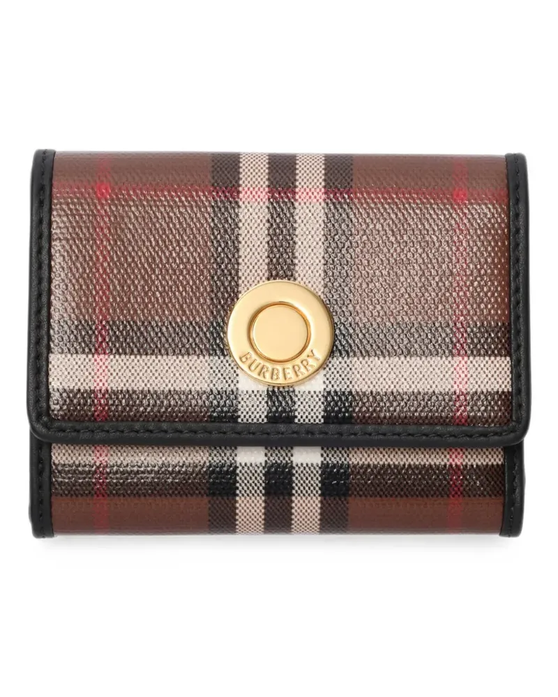 Burberry Kleines Check Portemonnaie - Braun Braun