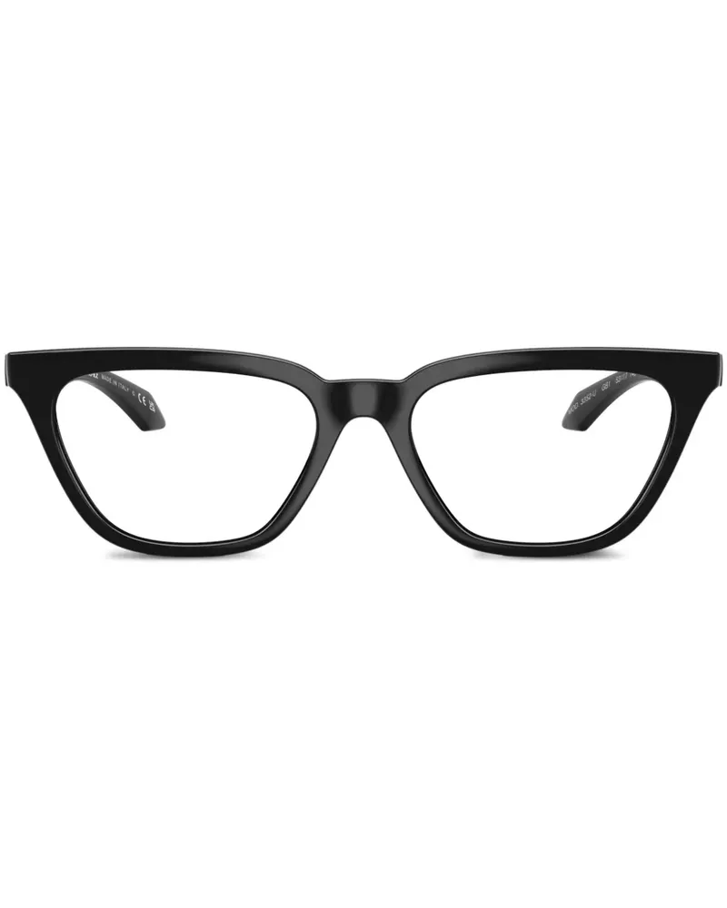 Versace Greca Brille im Cat-Eye-Design - Schwarz Schwarz