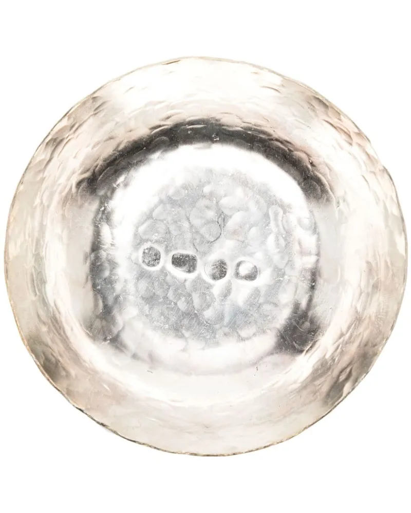 WERKSTATT:MÜNCHEN hammered-effect soy bowl Silber