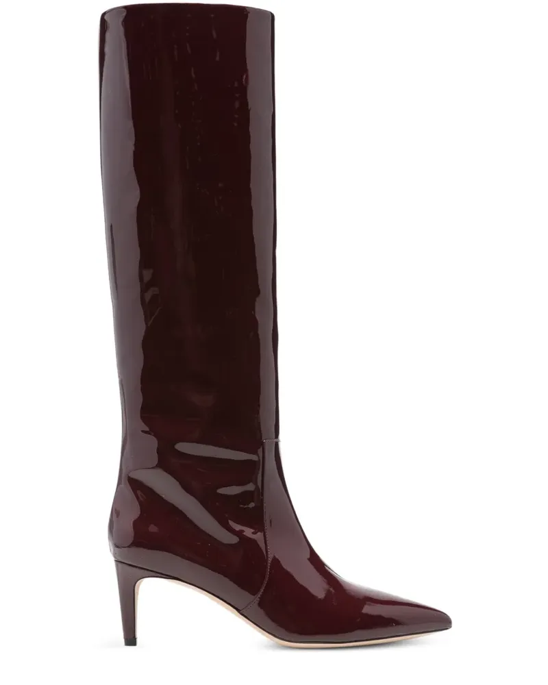 Paris Texas Stiefeletten aus Lackleder 60mm - Rot Rot