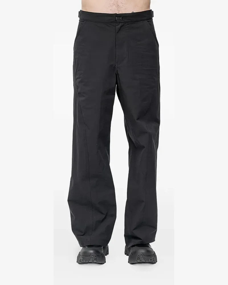 The Viridi-anne ripstop wide-leg trousers - Schwarz Schwarz