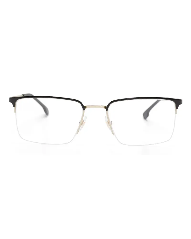 Carrera Brille mit eckigem Gestell - Schwarz Schwarz
