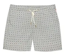 Bulldog Badeshorts mit Kordelzug - Weiß