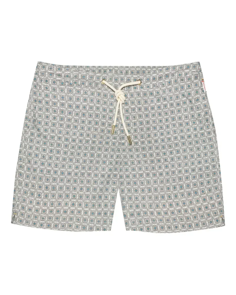 Orlebar Brown Bulldog Badeshorts mit Kordelzug - Weiß Weiß