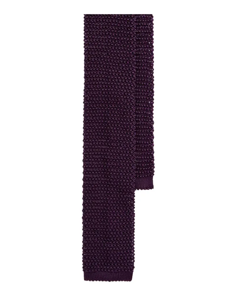 Ralph Lauren Superknit Seidenkrawatte - Violett Violett