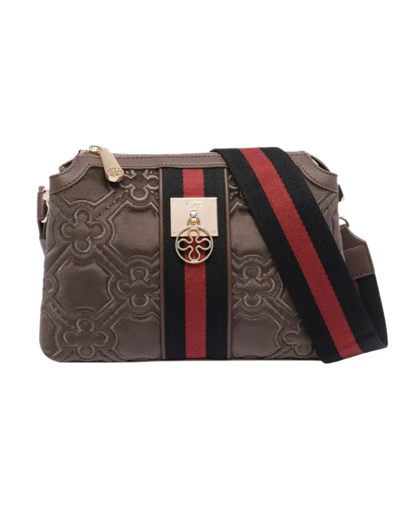 V°73 Cate logo-plaque crossbody bag - Braun Braun