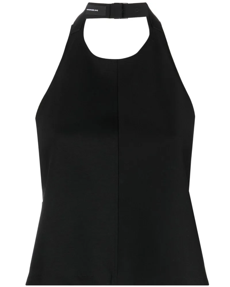 WARDROBE.NYC Top mit Neckholder - Schwarz Schwarz