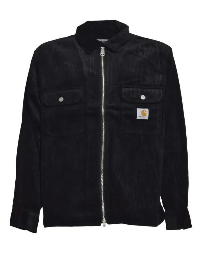Carhartt WIP Reynold corduroy zip-fastening shirt - Schwarz Schwarz