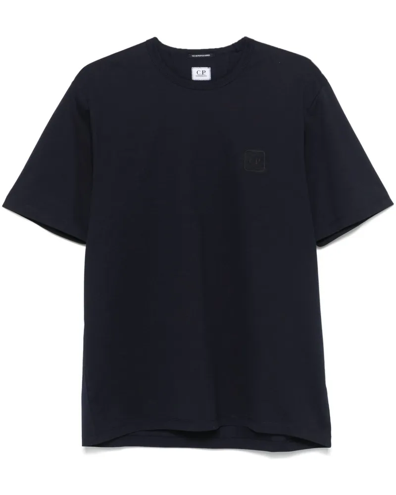 C.P. Company T-Shirt mit Logo-Stempel - Blau Blau
