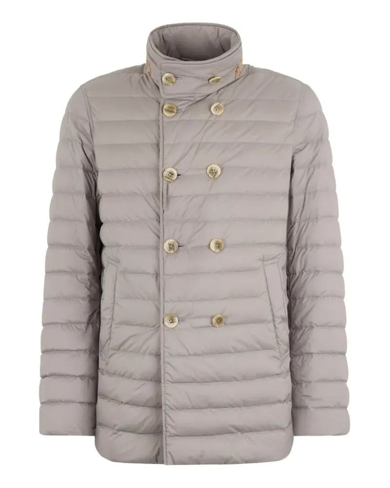 Herno padded high-neck jacket - Grau Grau