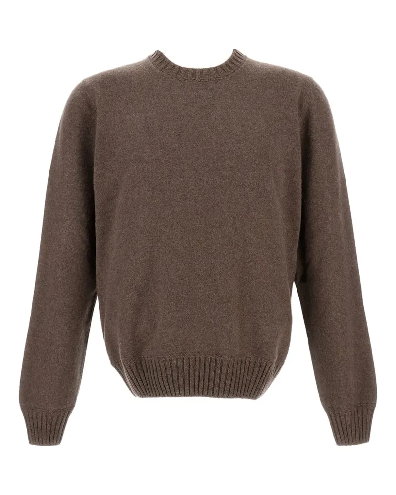 Gran Sasso Gerippter Kaschmirpullover - Braun Braun
