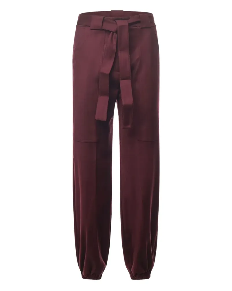 Pinko belt track pants - Rot Rot