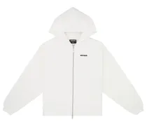 Hoodie mit Logo-Print - Weiß