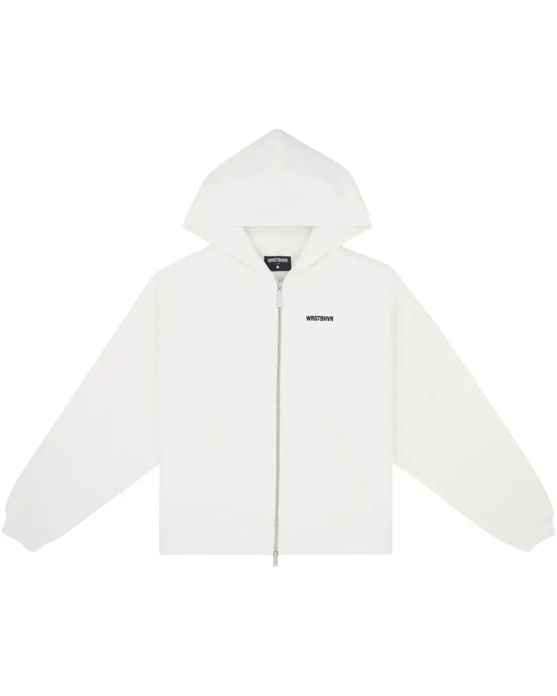 WRSTBHVR Hoodie mit Logo-Print - Weiß Weiß