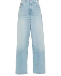 Martine Rose Gerade Jeans im Distressed-Look Blau