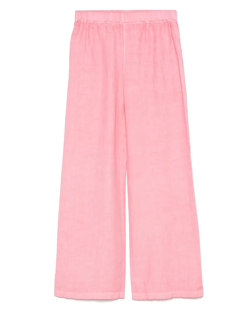 120% Lino Hose aus Leinen - Rosa Rosa